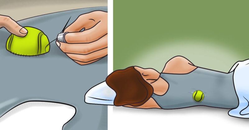 horlamaya tenis topu çözümü